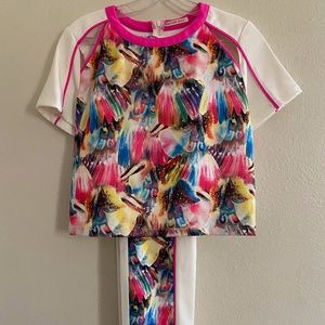 Mustard Seed Short Sleeve Top & Pant Set XS